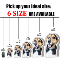 Oreiller personnalisé pour animal de compagnie, jouet, meilleur cadeau d'amoureux de chat, oreiller en peluche en forme de chien, Photo de chat, POD personnalisé en gros