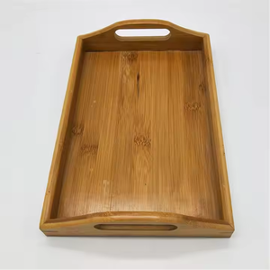 Bandeja de madera de pino grande de alta calidad Característica sostenible al por mayor de glowin fashion - Product Image 1