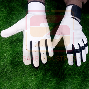 Gants de frappe de Baseball professionnels en cuir véritable de haute qualité respirant Durable doux confortable meilleure prise en main sur mesure - Product Image 6