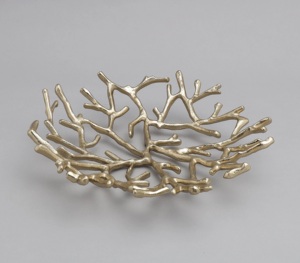 Corbeille à fruits moderne ajourée en métal, élégante, décorative, centre de table, organisateur, pièce d'accentuation de table - Product Image 5