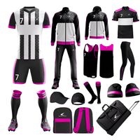 Paquete de kit de fútbol personalizable Paquete de jugador completo para equipos de EE. UU./Europa