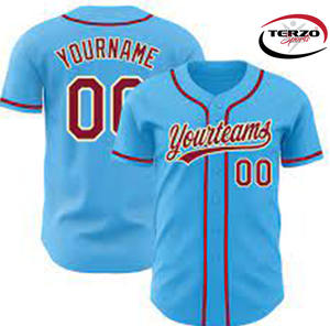 2024 maillot de Baseball en microfibre personnalisé de haute qualité veste de sport d'entraînement classique avec motif vierge imprimé de Logo personnalisé - Product Image 6