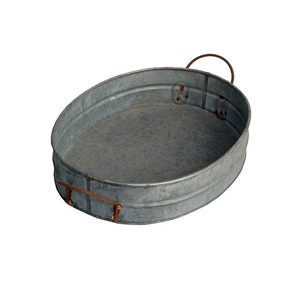 New Design Galvanized Metal Display <b>Bin</b> With Handle Galvanized Best Selling Display <b>Bin</b> on Low Rate - Product Image 6