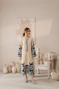 ชุดเดรสลำลองเย็บสำหรับผู้หญิงมาใหม่ชุดเดรสทางการและลำลอง shalwar kameez สำหรับฤดูหนาว - Product Image 3