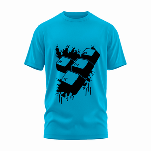 Color sólido 100% algodón camiseta logotipo personalizado impreso bordado estilo Casual de gran tamaño manga corta Serigrafía - Product Image 3