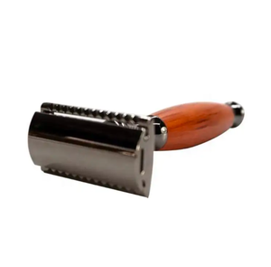 ANAAIF Rasoir argenté de haute qualité pour hommes Lame en bois réutilisable tranchante pour l'épilation du corps Poudre de beauté Soins personnels - Product Image 4