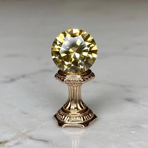 สีเหลืองดีที่สุดที่ดีที่สุดของคุณภาพสุดยอดดีสมาร์ทสุดๆ VVS1ห้องปฏิบัติการสร้างอัญมณี Moissanite 3 CRT ตัดสีสดใสเล่นหลวม - Product Image 4