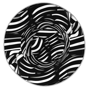 Lignes noires et blanches Double face réfléchissant seau chapeau hommes et femmes Uv chapeau de soleil large bord extérieur chapeau de soleil OEM personnalisé - Product Image 3