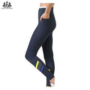 กางเกงโยคะผ้าแห้งเร็ว ระบายอากาศได้ดี ยืดหยุ่น กระชับ เก็บทรงสวย น้ำหนักเบา เป็นมิตรกับสิ่งแวดล้อม เอวยางยืด  ขายส่ง/สั่งทำได้  กระชับหน้าท้องระดับกลาง - Product Image 6