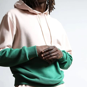 Sudaderas con capucha de mezcla de algodón cómodas y transpirables para hombre con bolsillo de canguro colores sólidos para la venta de invierno - Product Image 3