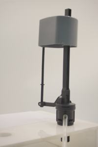 Válvula de entrada de inodoro de plástico PP negro, columna de suministro de agua con logotipo OEM para válvulas de llenado de inodoro de 2 piezas, modelo de marca Chung Long - Product Image 2