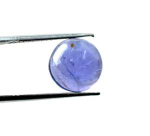 อัญมณีทรงหลังเบี้ยทำจากแร่ธรรมชาติทรงหลวมสไตล์ Tanzanite - Product Image 3