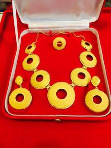 สร้อยคอชุบทอง 18K สุดฮิตสำหรับผู้หญิง สไตล์วินเทจ ประดับเพชรซิร์คอน เหมาะสำหรับงานปาร์ตี้ งานแต่งงาน สินค้าพร้อมส่ง ของขวัญแต่งงานสไตล์แอฟริกัน - Product Image 6