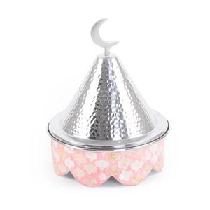 Aluminum and Steel Serving <b>Dish</b> With Wooden Colorful Mother of Pearl Work Pot Dates and Dry Fruit Serving Pot <b>for</b> <b>Sale</b> - Product Image 6