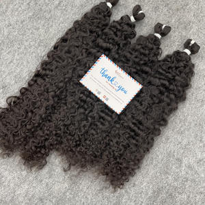 Venta al por mayor de vapor natural birmano Curl Remy Hair Unprocessed Raw Human Curly Weave Bundle en Color Natural Artículos calientes - Product Image 5