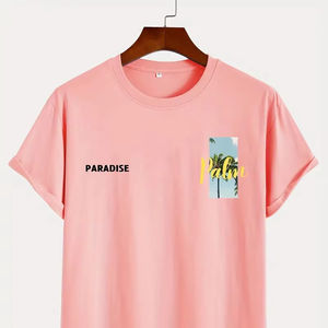 T-shirt d'été en coton pour hommes, vêtements de sport décontractés à manches longues, vêtements en vrac, mélange de vêtements en balle, vêtements d'occasion, nouvelle mode - Product Image 1