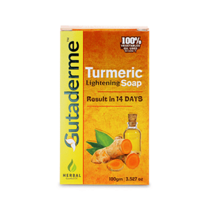 Jabón de 100g para iluminar la piel de cúrcuma con niacinamida para todo tipo de piel Juego de cuidado corporal Gutaderme de calidad premium de lujo - Product Image 5