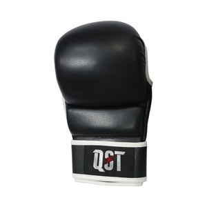 Guantes Profesionales de Boxeo MMA para Sparring, de Cuero, con Correa de Muñeca Ajustable, Absorción de Impactos, para Entrenamiento en Gimnasio, para Hombres y Mujeres, Diseño de Logotipo Personalizado - Product Image 2