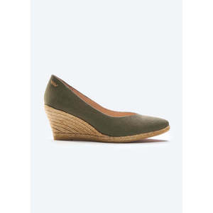 Esposini espadrillas con taglio a V in tela in edizione limitata sandali con taglio a V Chic con Sole a zeppa - Product Image 1