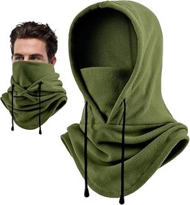 Pasamontañas de Forro Polar Cálido para Invierno, Personalizado de Fábrica, Elástico, para Ciclismo, Protección Facial, Cortavientos, de Poliéster, para Adultos, Pesca Deportiva - Product Image 5