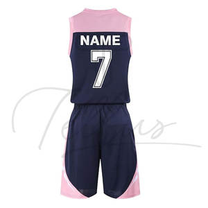 Vêtements de sport de basketball sans manches pour hommes, imprimés sur mesure, à séchage rapide, respirants, ensembles uniformes personnalisés OEM, 100% polyester - Product Image 5