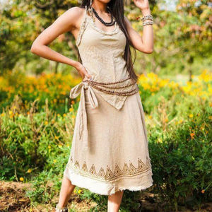 Idhyah Wrap <b>Skirt</b> Boho Wrap <b>Skirt</b> For Women Tribal Handblock Print Handmade Cotton Hippie <b>Skirt</b> - Product Image 1