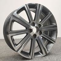 عجلات جديدة مقاس 17 بوصة من سبائك الألومنيوم لسيارات بيجو 408 و308 و508 و2008 و3008 و5008، مقاومة للضغط، معدلة طراز Y415 بلون رمادي معدني