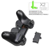 Manette de jeu sans fil INNO 2,4 GHz pour PS2/PS1 avec double vibration, matériau ABS+PC, console de jeu PC USB