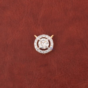 2025 elegante 14KT oro amarillo sólido laboratorio cultivado diamante colgante joyería fina para compromiso de mujer o boda chapado en oro - Product Image 1