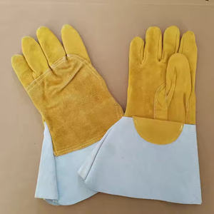2025 Gants de protection Gants d'abrasion en cuir de vachette de haute qualité Gants de soudage de sécurité de qualité supérieure - Product Image 1