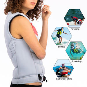 Giubbotto <span class=keywords><strong>di</strong></span> salvataggio <span class=keywords><strong>da</strong></span> <span class=keywords><strong>donna</strong></span> con stile certificato CE per sport acquatici gilet <span class=keywords><strong>di</strong></span> galleggiamento alla moda per canottaggio kayak Paddleboarding - Product Image 3