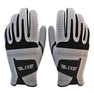 Wholesale ELIXE SPORTS Custom Logo Full Finger Non-Slip Cabretta Leather Golf Gloves for <b>Men</b> Women Kids-Breathable Sheepskin for - Product Image 4
