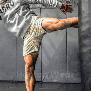 New Arrived <b>Camouflage</b> Print Sports Training <b>Shorts</b> Quick Dry Double Layer Premium Sale Compression <b>Shorts</b> For Male - Product Image 4