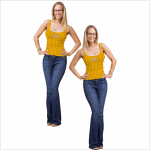 Débardeur Femme Tendance en Coton et Polyester pour le Sport et le Fitness – Nouvelle Collection à Succès - Product Image 4