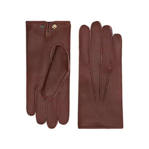 Guantes elegantes para hombre hechos de cuero, suaves, cálidos, para invierno, para exteriores, informales, cómodos, accesorios de protección, uso diario - Product Image 1