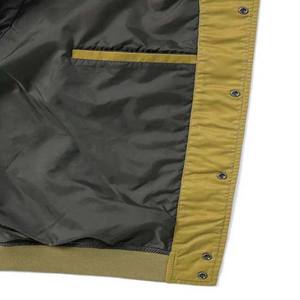 Veste bomber en satin pour homme imperméable sur mesure, vente en gros, veste de baseball varsity pour homme, veste varsity en satin sur mesure pour homme - Product Image 4