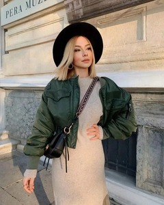 Veste de Baseball Réversible pour Homme, Manteau Régulier Automne Hiver Bomber Coupe-Vent, Nouveau Design Varsity, Respirant - Product Image 1