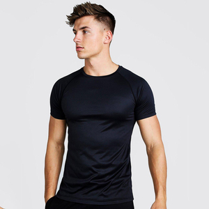 Venta al por mayor verano gimnasio camisetas de alta calidad de secado rápido Fitness Casual manga corta Top para hombre diseño en blanco camiseta - Product Image 2