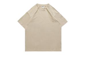 En Stock Tela 250g de peso pesado Camiseta de hombro caído de gran tamaño Camiseta de algodón de tamaño europeo y americano para hombres - Product Image 6