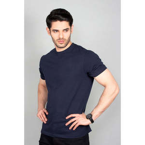 เสื้อยืดคอกลมผู้ชาย VINEY ผ้าฝ้ายเบสิค 100% เจอร์ซีย์น้ำหนักเบา 300 กรัม เสื้อยืดแฟชั่นเบสิค - Product Image 2