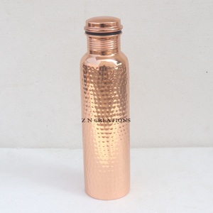ขวดน้ำบริสุทธิ์ทำจากทองแดง1L กันรั่วซึมภาชนะใส่เครื่องดื่มโยคะผลิตจากผู้ผลิตโดยตรง100% ออกแบบโลโก้ได้ตามต้องการ - Product Image 1