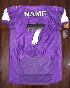 Uniformes de football américain de jeunesse de sublimation conçus sur mesure de la plus haute qualité pantalon intégré en jersey sergé - Product Image 2