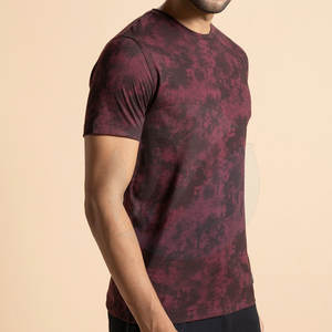 เสื้อยืดผู้ชายสไตล์ปากีสถานทรงหลวมดีไซน์ใหม่ผ้า100% - Product Image 2