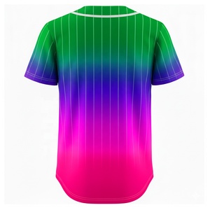 Camiseta Deportiva de Alta Calidad para Hombre, Material Duradero, Logotipo Personalizado, Ligera, Secado Rápido, Diseño Digital de Béisbol - Product Image 4