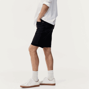 Shorts Vaqueros Bordados Lavados Estilo Urbano para Hombre, Shorts Holgados de Mezclilla Personalizados, Jorts de Mezclilla para Hombre, Novedad 2025 - Product Image 5