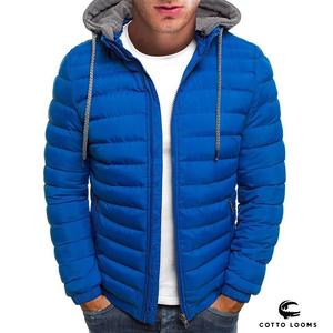 2025 nueva chaqueta acolchada cálida con capucha a la moda para hombre, ropa de abrigo ligera personalizada OEM ODM de moda Premium al por mayor - Product Image 2