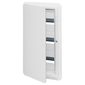 Quadro Elettrico Vimar V53136.B 36M a Incasso con Guida DIN, Bianco, 3 Moduli, Plastica, IP40 - Product Image 1