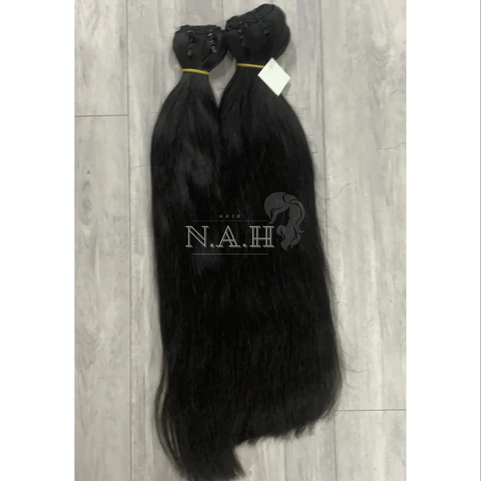 Klaar Om Gratis Verzending Hot Selling Human Hair Extensions Groothandel Remy Hair Cuticula Extensie Vietnamese Steil Haar