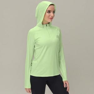 เสื้อฮู้ดผู้หญิงแบบคลาสสิก น้ำหนักเบา กันน้ำ แขนยาว มีซิป  ไซส์พลัส - Product Image 5
