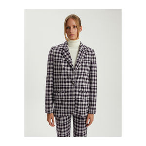 Veste en tricot à motifs surdimensionnée pour femmes BGN en mélange de viscose Turquie - Product Image 4